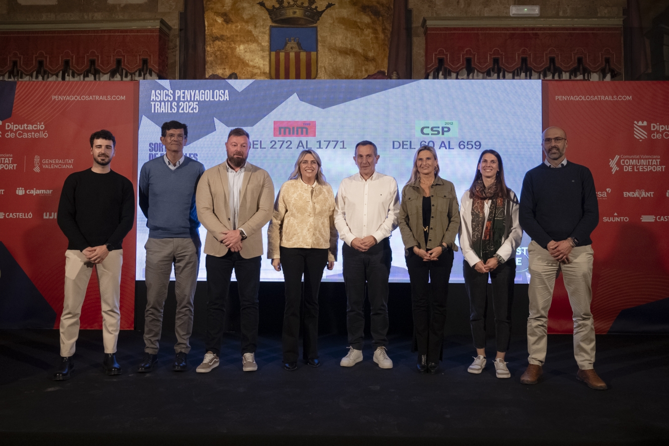 La Diputació de Castelló dona l’eixida a la ASICS Penyagolosa Trails 2025 amb l'emocionant i tradicional sorteig de dorsals