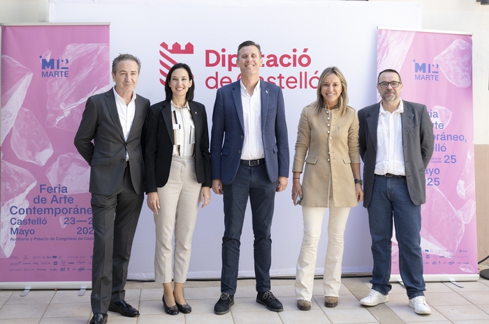 La Diputació reforça el seu compromís amb la cultura com a motor de desenvolupament territorial en la Fira d'Art Contemporani de Castelló MARTE