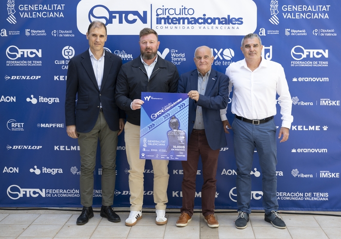 La Diputació de Castelló dona l'eixida al primer torneig internacional de tenis femení del Circuit Internacionals de la Comunitat Valenciana