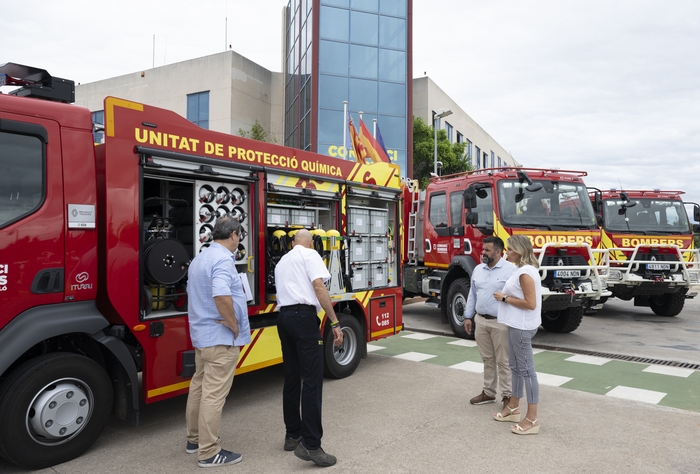La Diputación de Castellón invierte 3,5 millones de euros en la adquisición de 20 vehículos para el Consorcio Provincial de Bomberos en tan solo dos años