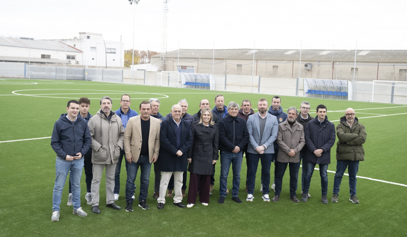 La Diputació de Castelló impulsa l'esport base en la província amb una inversió de 600.000 euros que ha fet realitat el nou camp de futbol municipal de Benicarló
