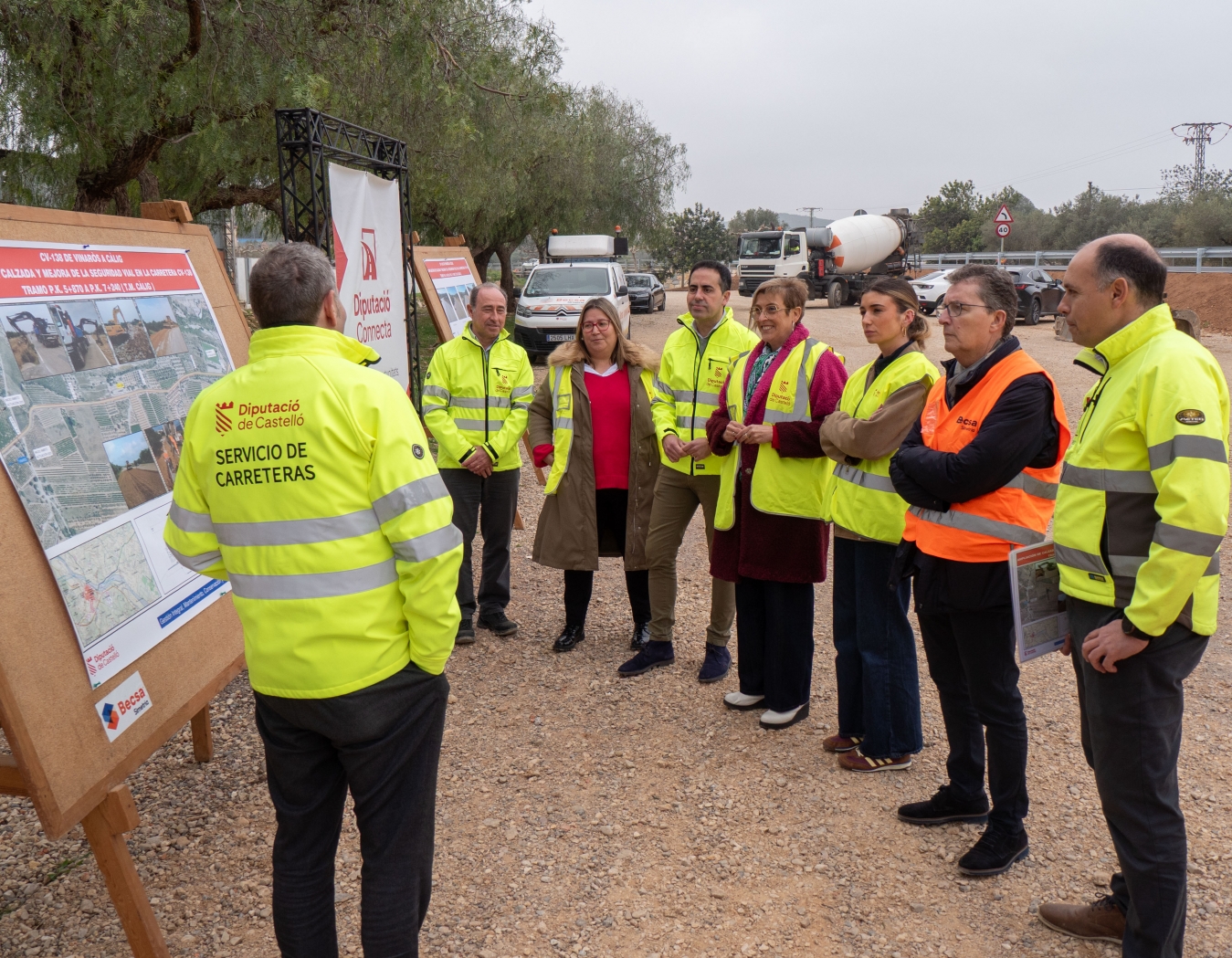 La Diputació de Castelló garantix els paràmetres de seguretat i millora la connectivitat de la carretera CV-138 a Càlig