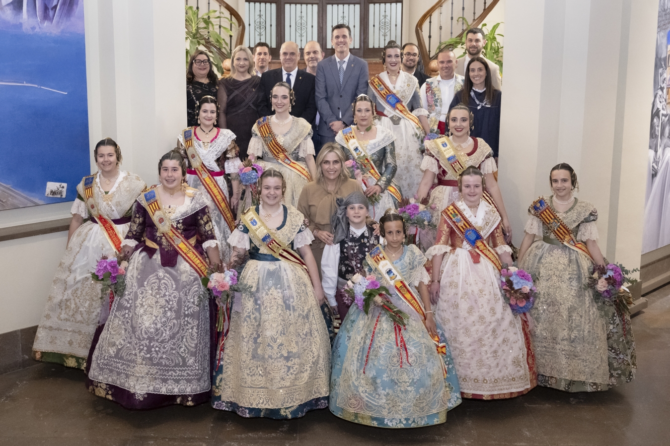 La Diputación de Castellón refuerza su apoyo con las Fallas de la provincia en la recepción de los máximos representantes de las fiestas josefinas