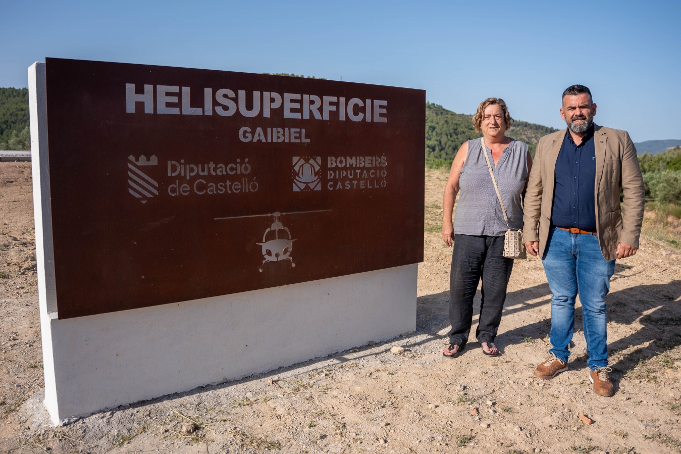 La Diputación de Castellón continúa reforzando la atención de emergencia en todo el territorio con la puesta en marcha de una nueva helisuperficie en Gaibiel